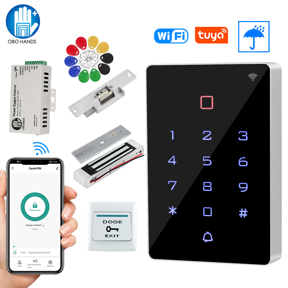 Access Control System Rfid Kit - Elétrica Magnetic Strike Locks para Porta